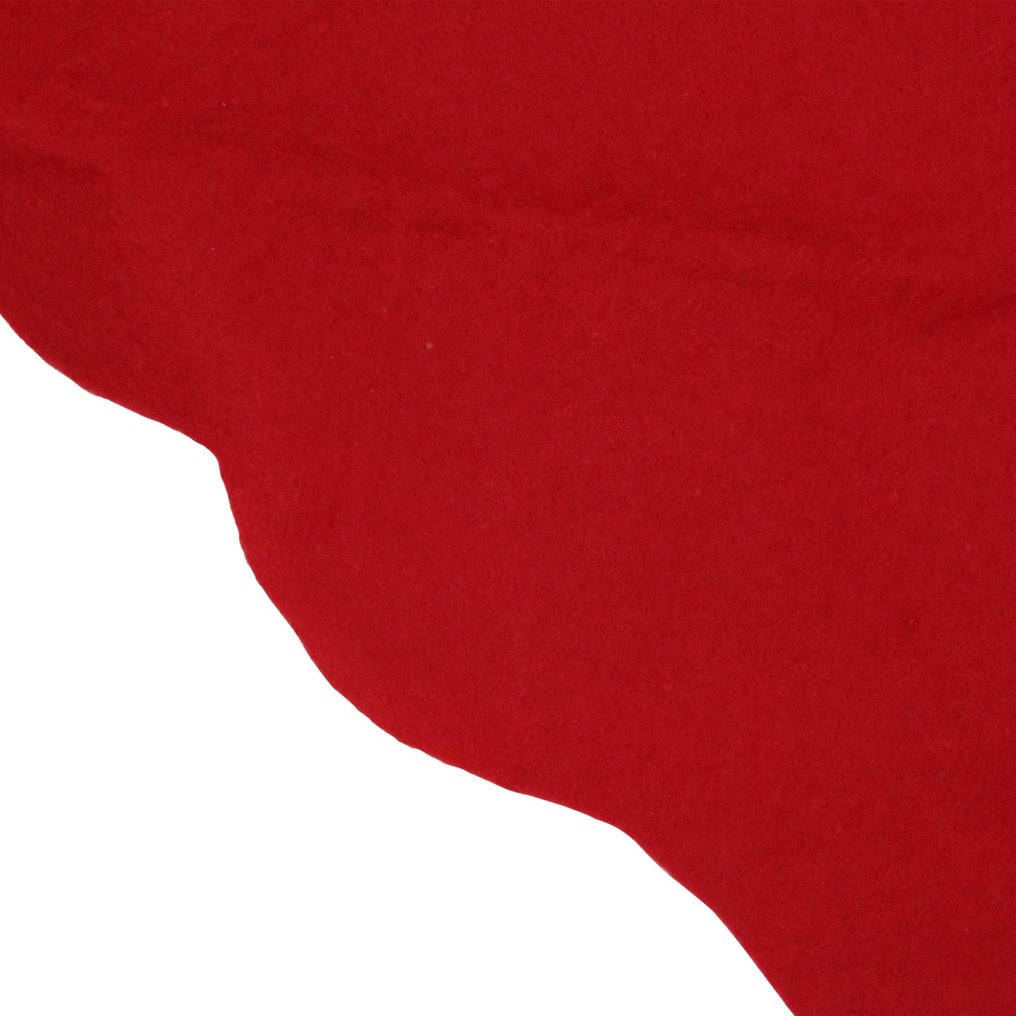 Northlight Northlight Scalloped Edge Christmas Tree Skirt - 48\" - Red