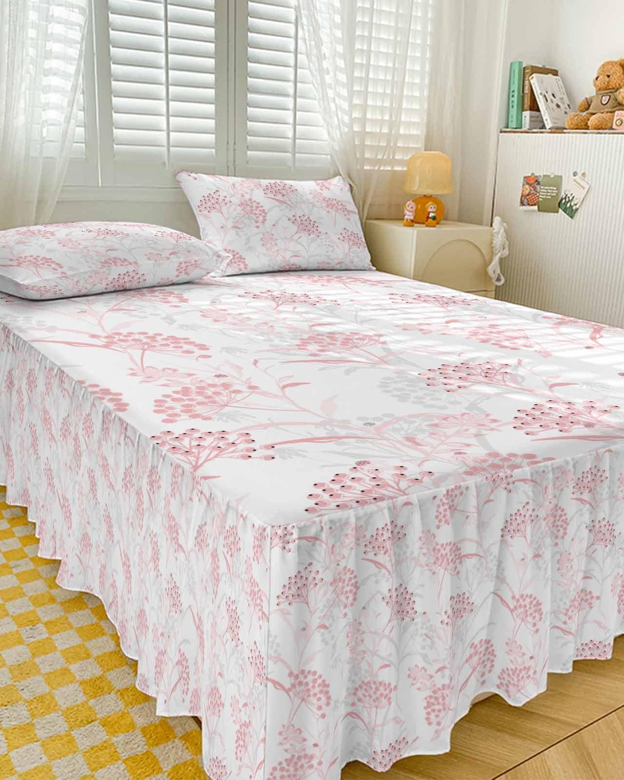 AKUSTIK AKUSTIK Kids Vanity, 2 in 1 Wooden Princess Makeup Table and Chair for Toddlers with Tri-Folding Detachable Mirror, Storage Drawers for Little Girls, Pretend Beauty Dressing Desk Play Set Toy Gift