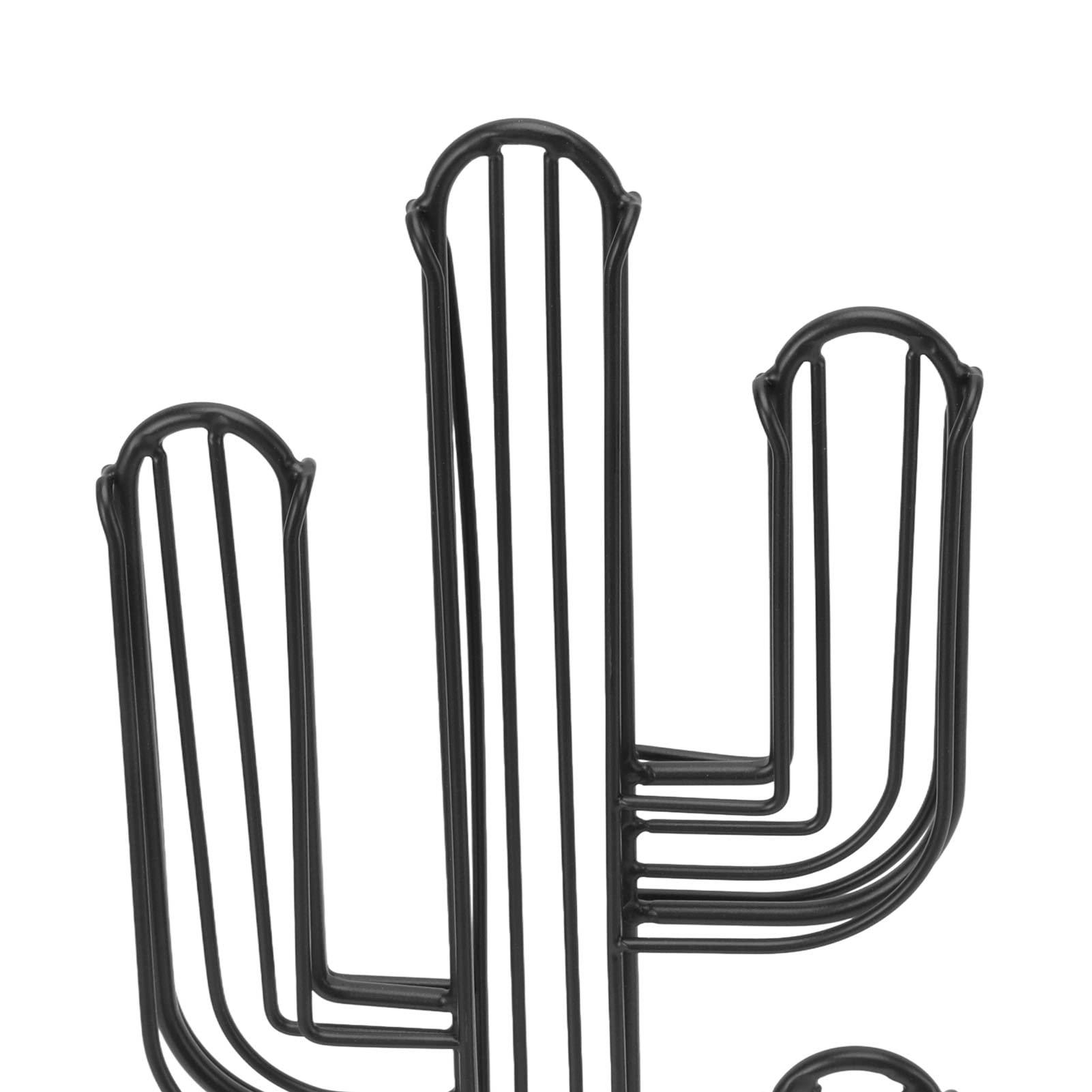 Denash Denash Coffee Pod Holder, Cactus Shaped Coffee Capsule Storage Organizer Stand Holds 48 Coffee Pods Coffee Accessories