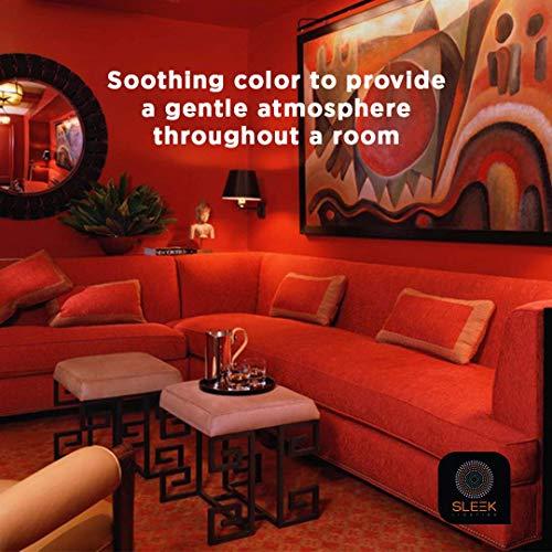 SLEEKLIGHTING SLEEKLIGHTING 13 Watt Orange Spiral CFL Light Bulb - UL Approved- General Purpose Spiral CFL Orange Light Bulbs - 120 Volt, E26 Medium Base. (Pack of 4)