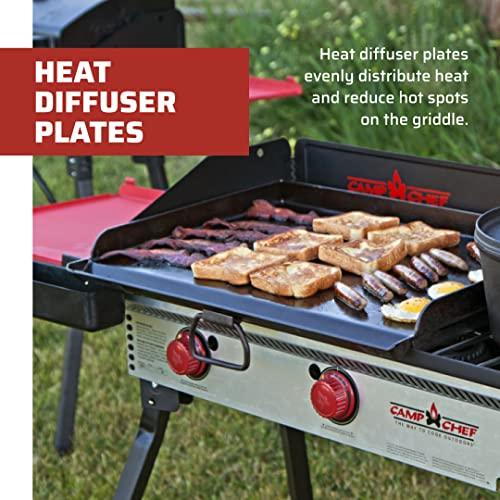 Camp Chef Camp Chef 2-Burner Griddle - Professional Flat Top Griddle Cooking Systems - Outdoor Cooking Equipment - Fits 16\" Cooking Systems