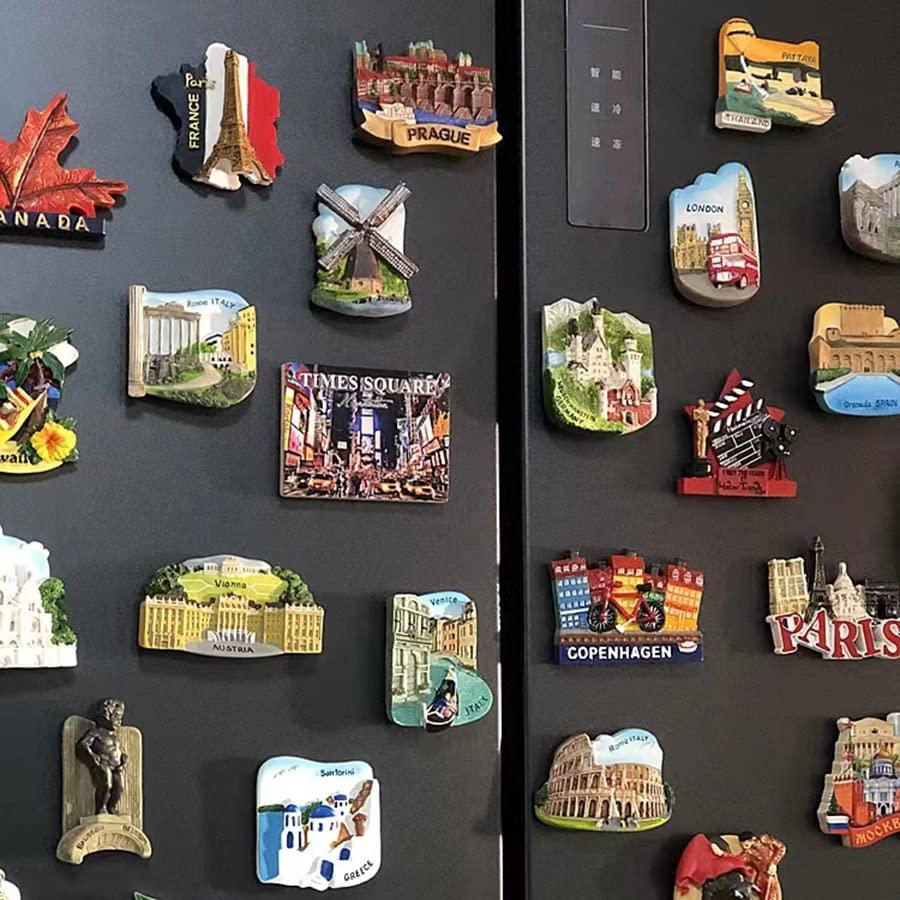 ALTKO Luminous Merlion Universal Studios Singapore Magnet Fridge Refrigerator Magnet Decoration Sticker Souvenir Resin Crafts Kitchen Whiteboard