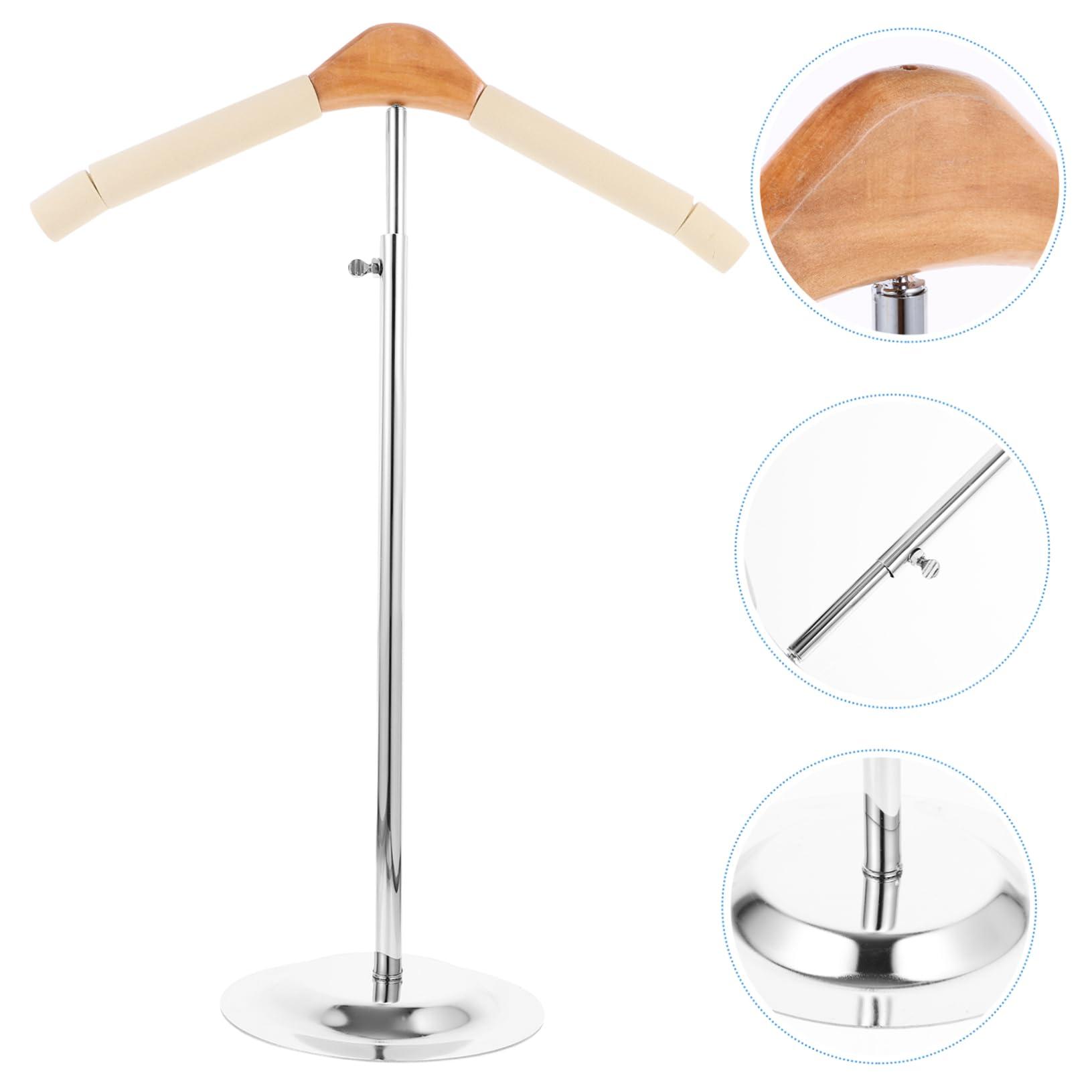 KOMBIUDA KOMBIUDA Adjustable T-Shirt Display Rack Coated Hanger Stand 46.5-79cm Height Fashion Retail Display