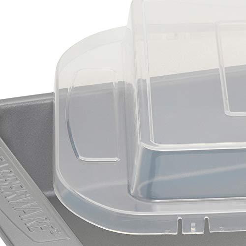 Farberware Farberware Nonstick Bakeware Baking Pan With Lid / Nonstick Cake Pan With Lid, Rectangle - 9 Inch x 13 Inch, Gray