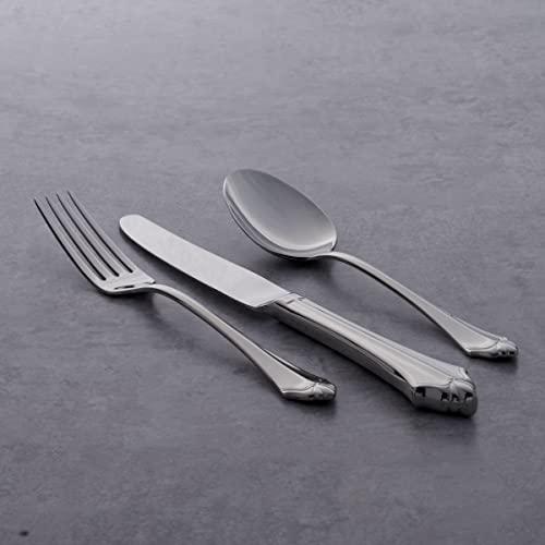 Oneida Oneida Kenwood 5 Piece Fine Flatware Set 18/10 Stainless Steel, Silver