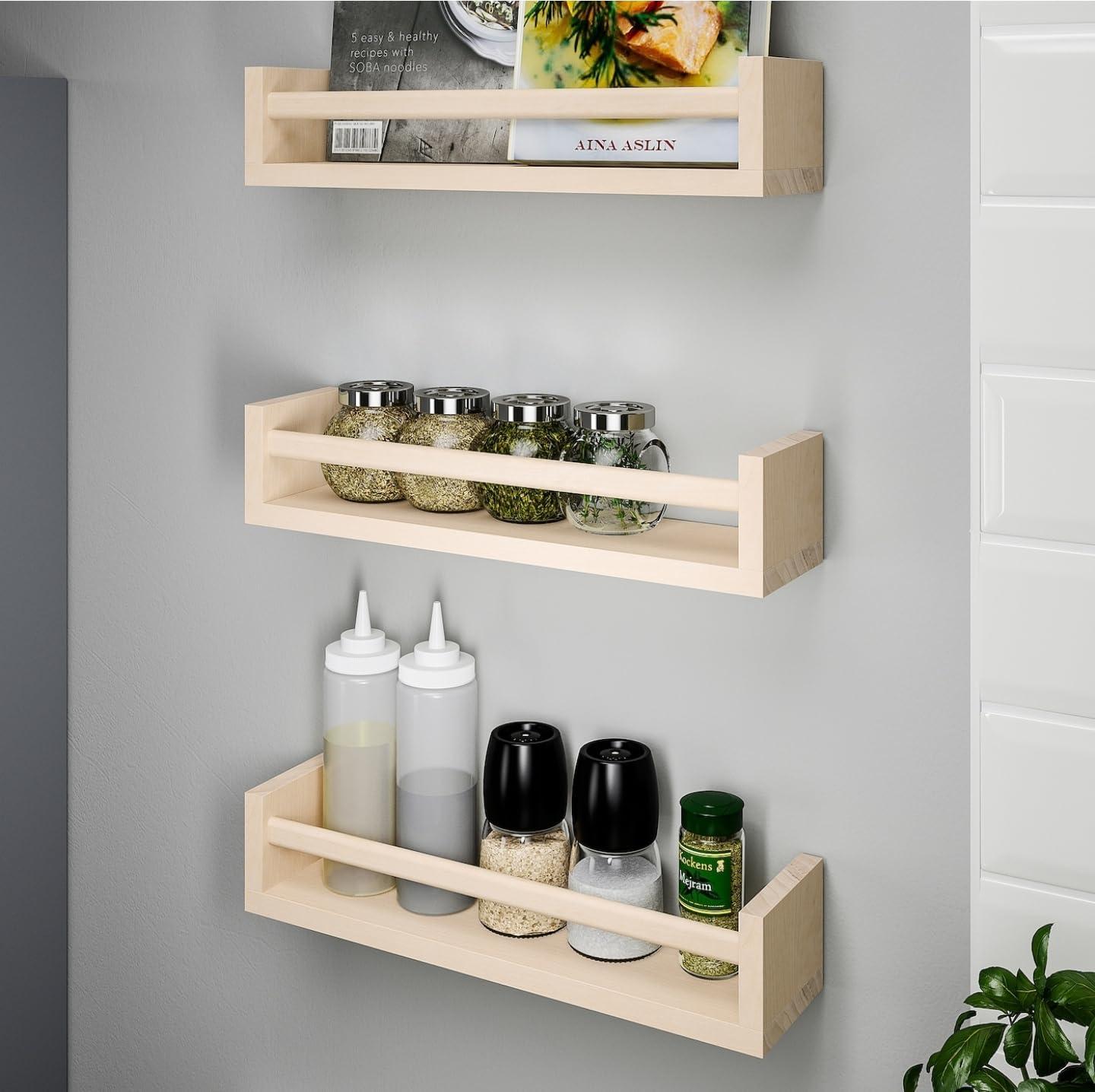 IKEA IKEA 400.701.85 Bekvam Spice Rack, Birch, Set of 4
