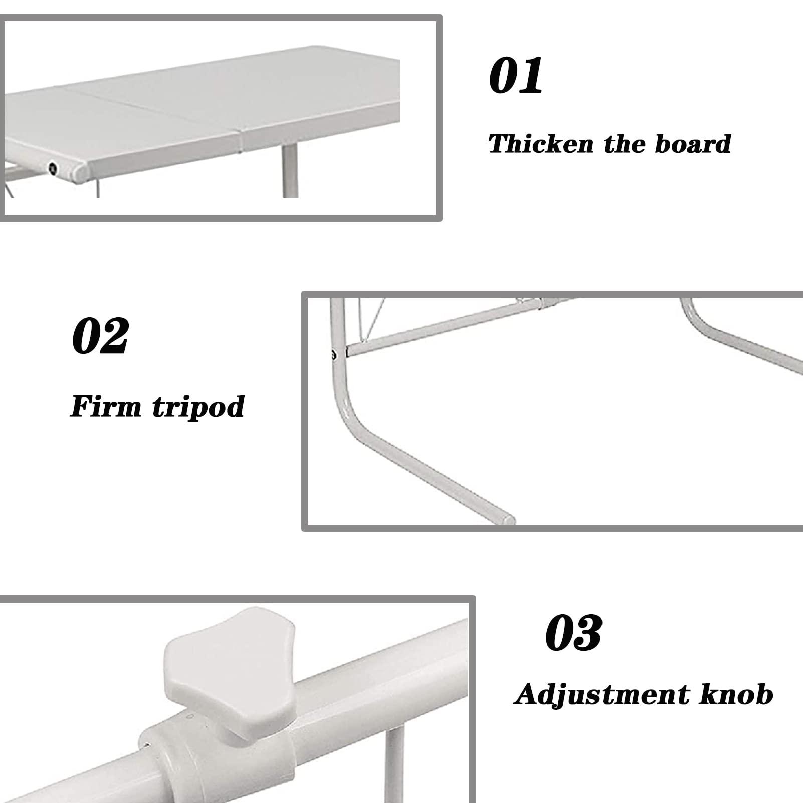 CGF- Carbon Steel Microwave Oven Rack, Expandable Microwave Shelf, Kitchen Counter Space Saver Shelf and Organizer, 110 Lbs Weight Capacity, White U Type