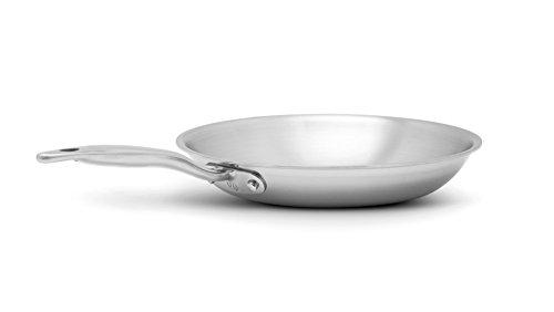 Heritage Steel Heritage Steel 10.5 Inch Frying Pan | Made In USA | Titanium Series | 316Ti Skillet with Stay Cool Handle | Fully Clad Stainless Steel Pan with 5-Ply Construction | Induction Ready & Non Toxic