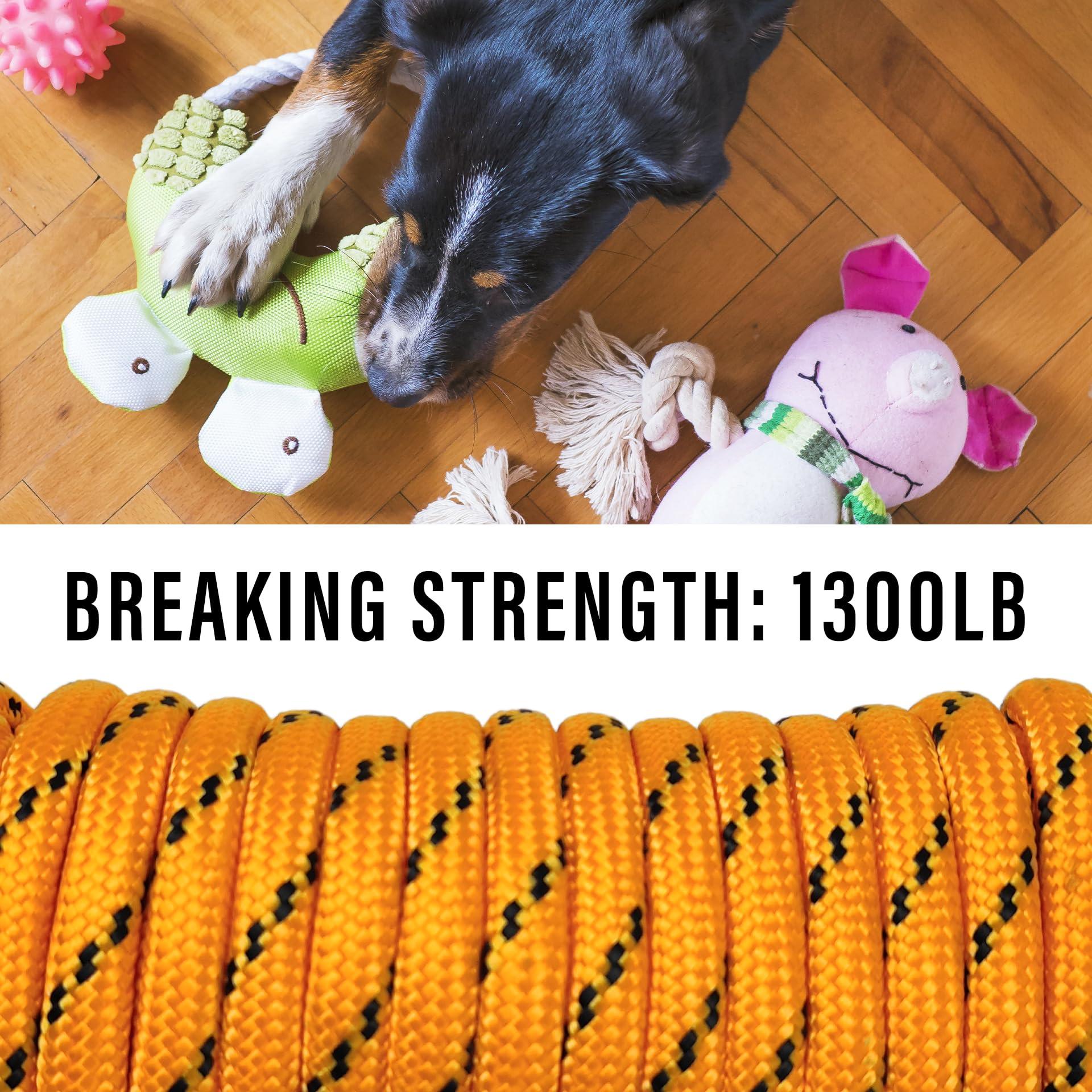 GIAHAND Diamond Braided Polypropylene Rope Nylon Rope Mix Thick Heavy Duty Ropes 1/2 inch 50ft High Strength Rope Perfect for Clothesrope Camping Hiking and Other Outdoor Activities Orange