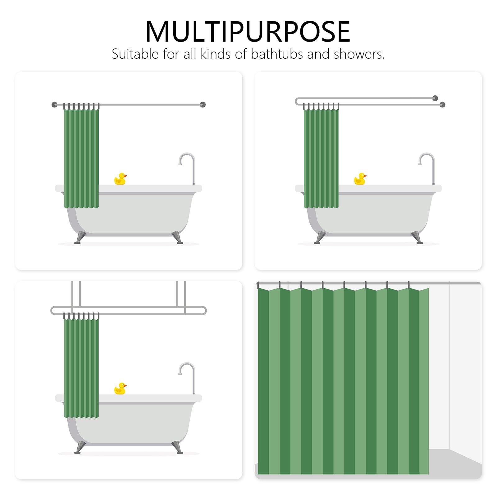 MEHOFOND MEHOFOND Christmas Shower Curtains for Bathroom Christmas Tree Shower Curtain Winter Xmas Tree Snowflake Pattern Bathroom Decor Washable Durable Fabric Shower Curtains 72x72 inch