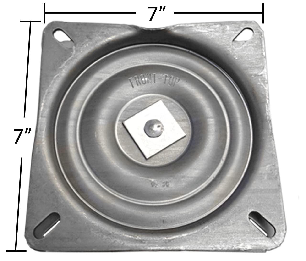 chairpartsonline chairpartsonline 7" Heavy Duty Replacement Bar Stool Swivel w/ 3 Degree Pitch - Made in The USA - S4696