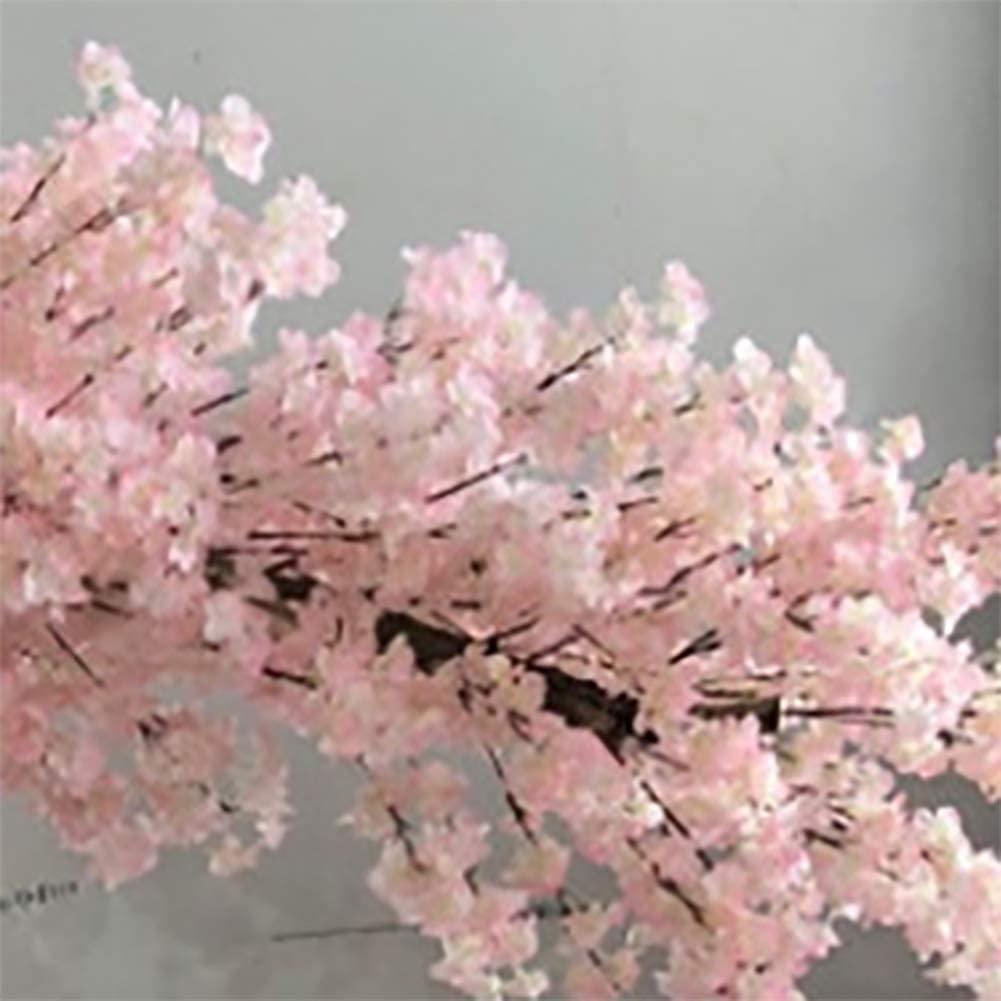 LYWIR Artificial Cherry Blossom Trees - 5 Feet Blossom Tree - Light Pink - Real Wood Stems and Lifelike Leaves Replica Artificial Plant
