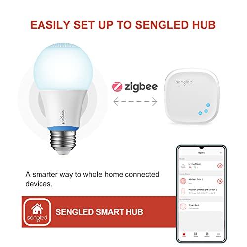 Sengled Sengled Smart Light Bulbs 100W, Zigbee Hub Required, Extra Bright Smart Bulbs Work with Alexa, Google, SmartThings, Echo 4th, Echo Show 10, Echo Plus, Dimmable A19 LED Light 5000K 1500LM, E26 1 Pack