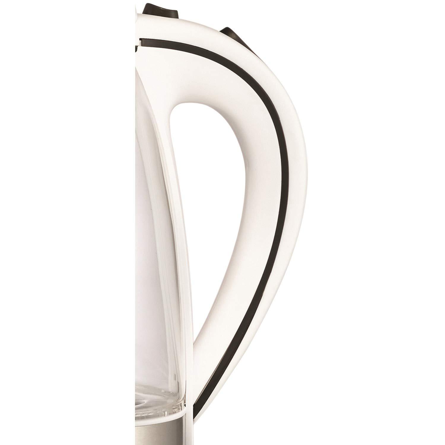 Brentwood Brentwood KT-1900W 1.7L Cordless Glass Electric Kettle, White