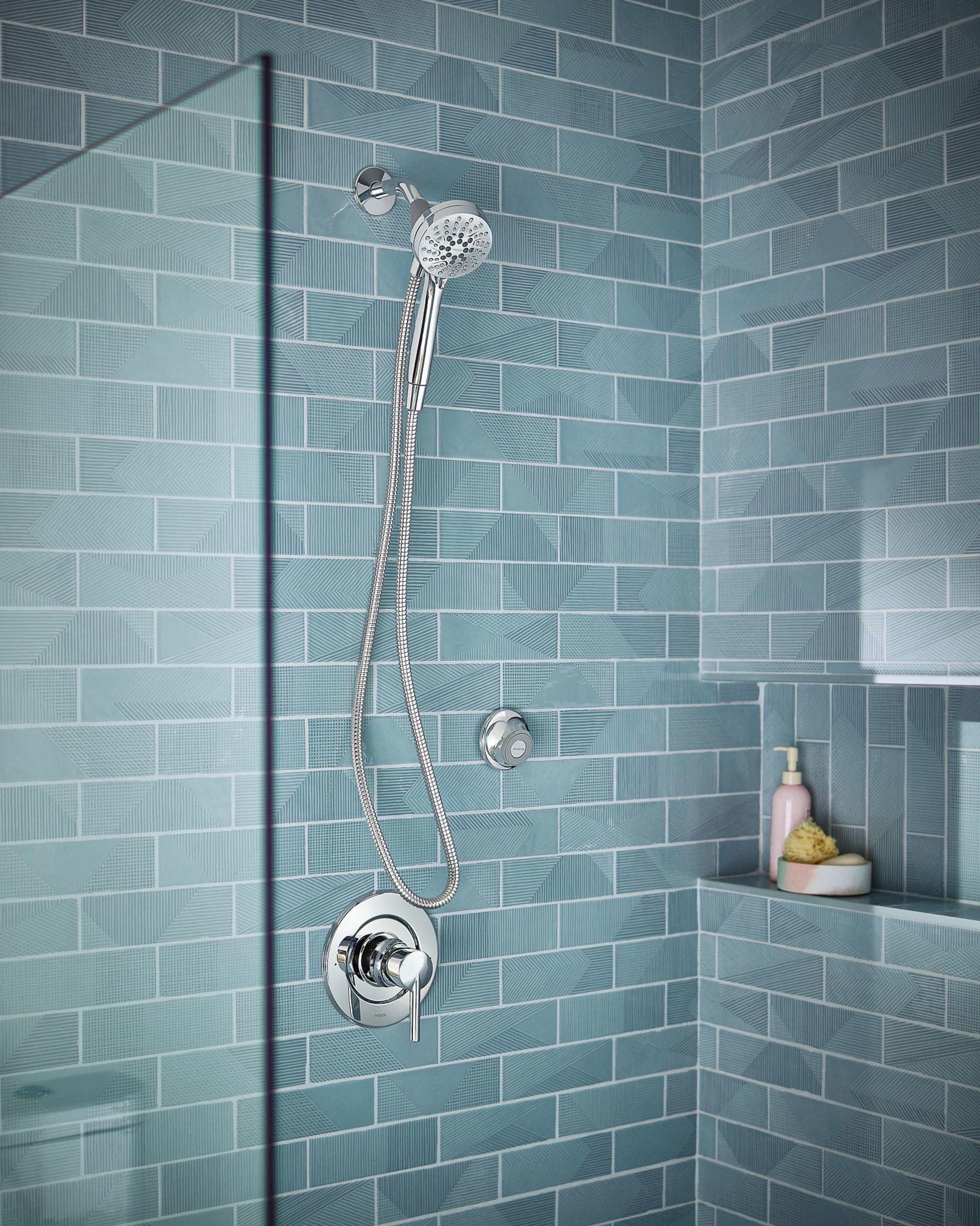 Moen Moen Engage Magnetix Chrome 3.5-Inch Six-Function Detachable Handheld Showerhead with Magnetic Docking System, 26100