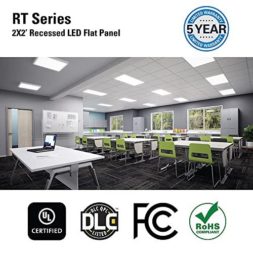 Metalux Metalux RT22SP, 2\' x 2\', LED, Universal Voltage, 4,200 Lumens Cooper flat panel, White