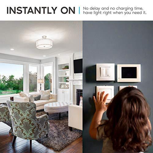 LUXRITE LUXRITE A19 LED Light Bulb 60W Equivalent, 4000K Cool White Dimmable, 800 Lumens, Standard LED Bulb 9W, E26 Base, Energy Star, Enclosed Fixture Rated, Perfect for Lamps and Home Lighting (4 Pack)