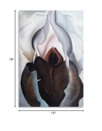 HomeLoft Basics Georgia O'Keeffe Black Iris III Room Aesthetic Poster Print Art Wall Painting Canvas Posters Gifts Modern Bedroom Decor 12x18inch(30x45cm)