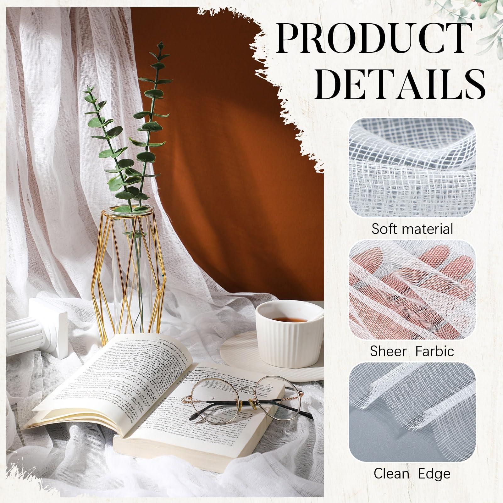 FuWeave FuWeave 1 Roll Cheese Cloth for Straining 70 Yard 100% Unbleached Cotton Fabric Reusable Cheese Cloth Bulk Cheesecloth Table Runner for Cooking, Wedding Decor, Straining, White(Grade 50)