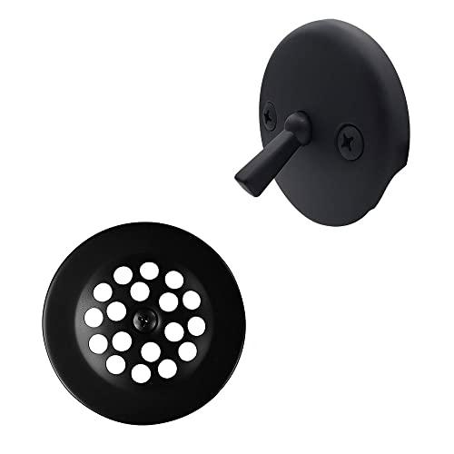 Westbrass Westbrass D323-12 14" Bath Waste & Overflow Assembly with Trip Lever and Beehive Strainer Grid Drain Cover, Oil Rubbed Bronze