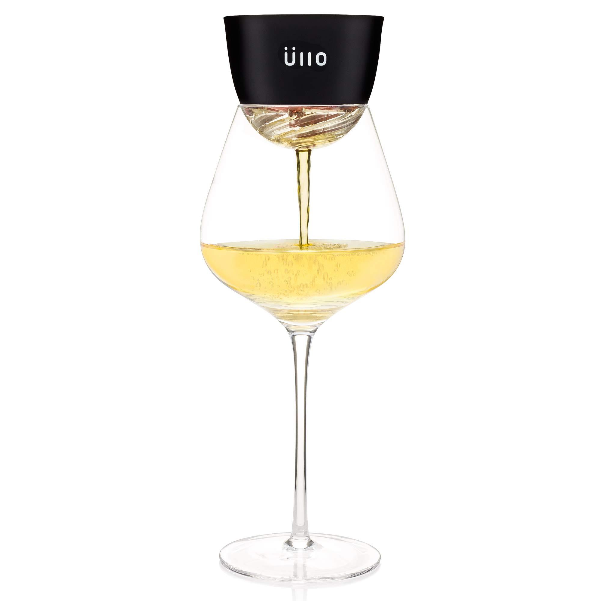 Üllo Ullo Wine Purifier with 4 Selective Sulfite Filters. Remove Sulfites and Histamines, Restore Taste, Aerate, and Experience the Magic of Ullo Pure Wine.