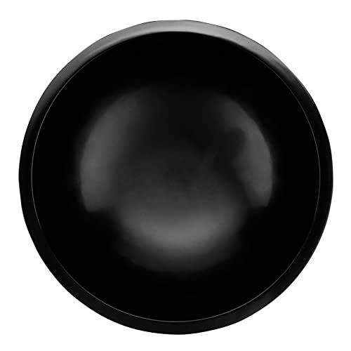 GET G.E.T. MOJ-801-BK-EC 4 oz. 4\" Black Break Resistant Round Molcajete Bowl (Pack of 12)