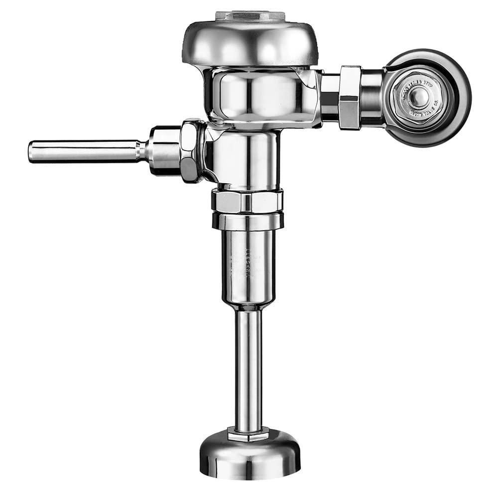 Sloan Sloan Regal 186 Exposed Manual Urinal Flushometer, 0.125 GPF Flush Valve - Single Flush, Non-Hold-Open Handle, Fixture Connection Top Spud, Polished Chrome Finish, 3982604