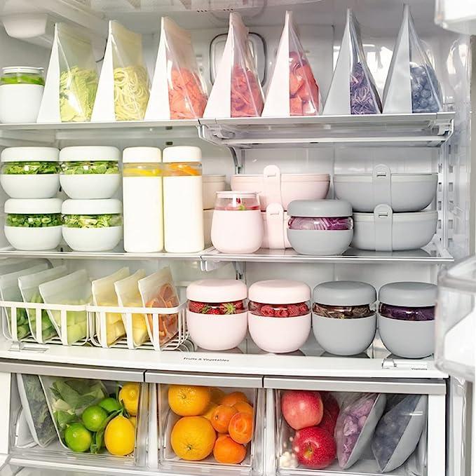 W&P W&P Porter Seal Tight Glass Food Storage Container with Lid, Terrazzo Cream 16oz, Leak & Spill Proof Meal Prep Container, Microwave & Dishwasher Safe, Borosilicate Glass