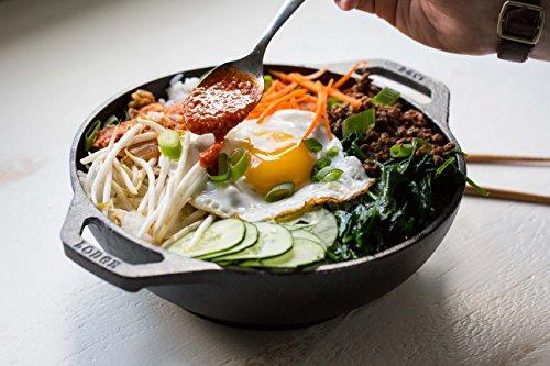 Lodge Lodge Manufacturing Company L9MW Mini Wok Cast Iron, 9", Black