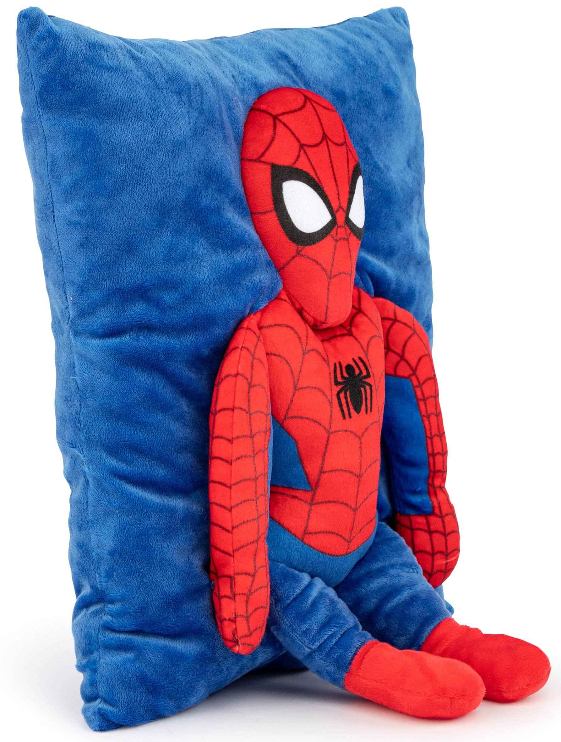 Jay Franco Jay Franco Marvel Spiderman 3D Snuggle Pillow - Super Soft Measures 15 Inches (Official Marvel Product)