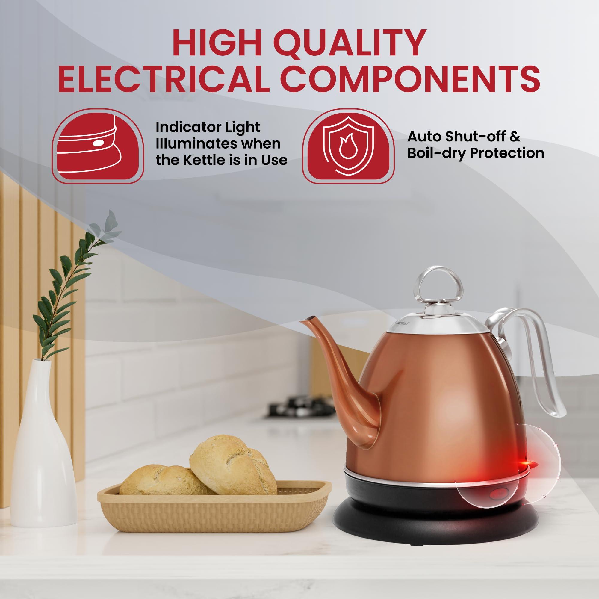 Chantal Chantal Mia Electric Kettle, 32 oz (Copper)