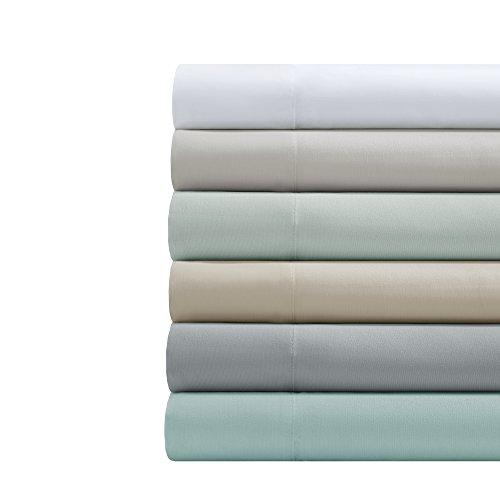 Comfort Spaces Comfort Spaces Coolmax Moisture Wicking Sheet Set Soft, Fade Resistant, All Elastic Deep Pocket Fits Up to 16" Mattress - Warm Weather Cooling Sheets for Night Sweats, King, Aqua, 4 Piece