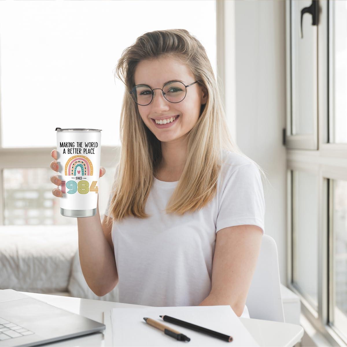 kdxpbpz 41st Birthday Gifts for Women, Tumbler 20 oz Stainless Steel Vacuum Insulated Tumblers, 1983 Birthday Gifts for Women, 41 Year Old Birthday Gifts, 41st Birthday Gift Ideas, 41st Birthday Tumbler