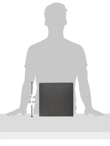 Creative Home Creative Home Natural Slate Stone 12\" x 12\" Cheese Board, Serving Platter