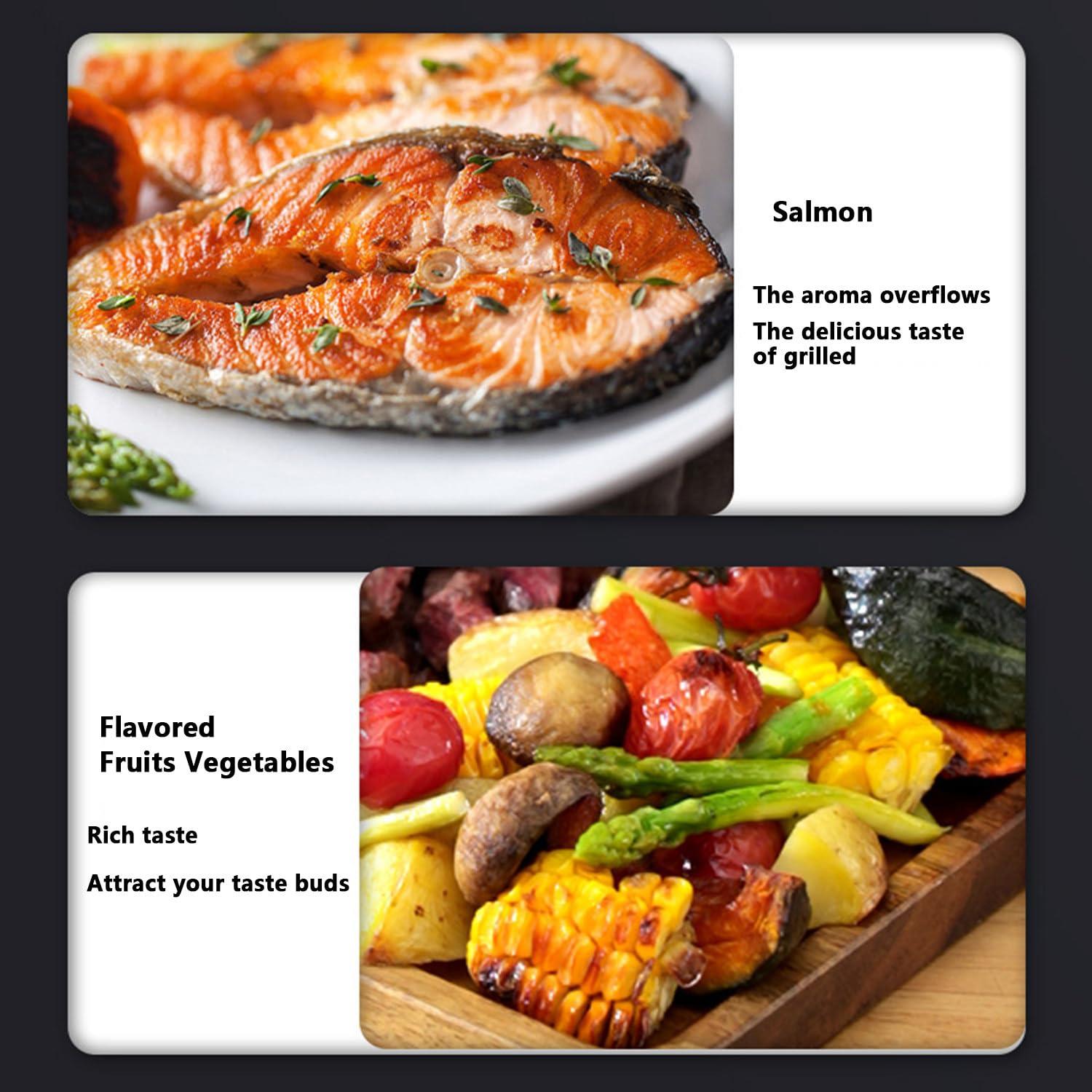 Generic 1700w Electric Steak Broiler,With 10 Grilling Slots,Time and Temperature Adjustable,Maximum Temperature 800,Suitable for Indoor Kitchen