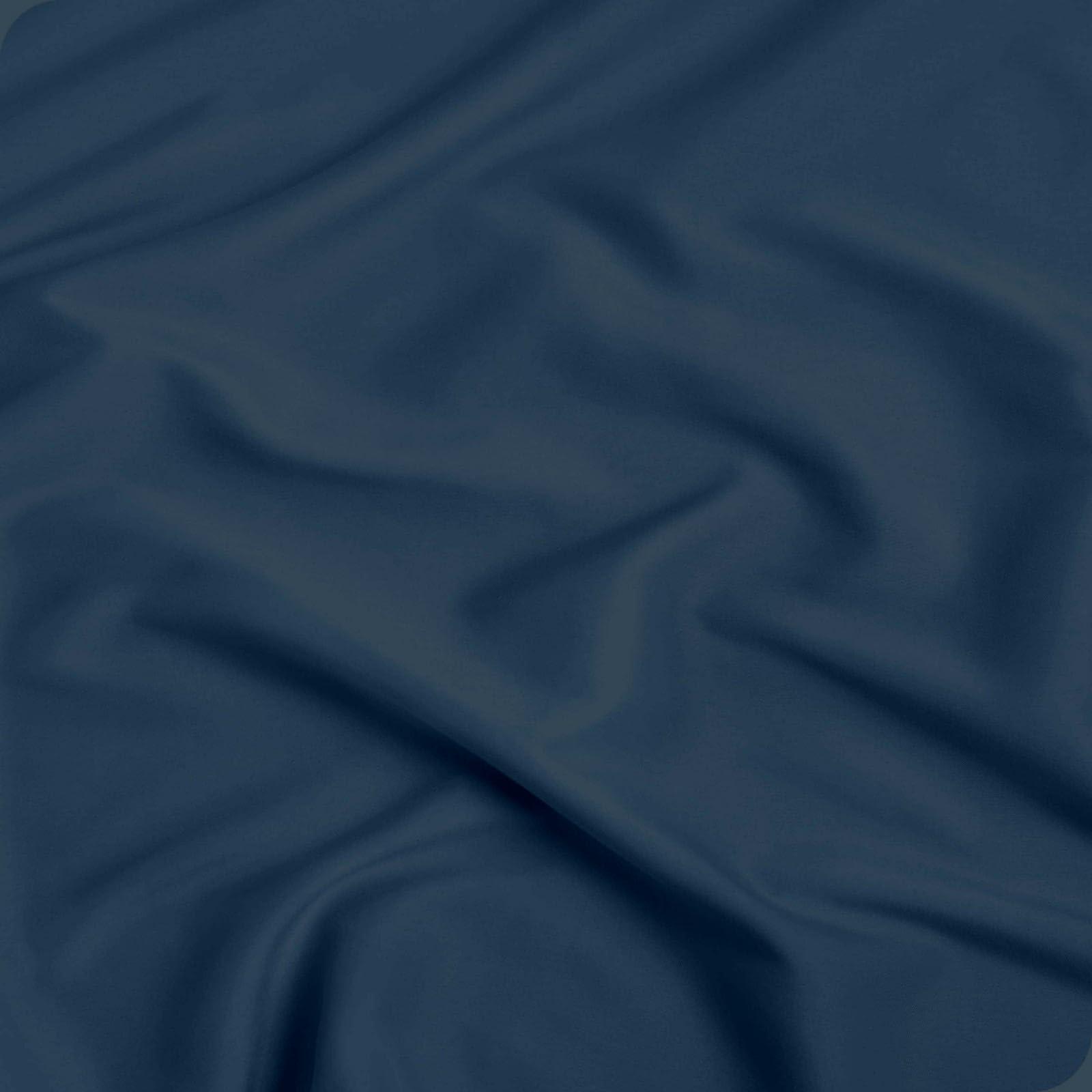 Cottington Lane Pleated Bed Skirt with Split Corners for Daybeds - Three Side Coverage - Made with Brushed Microfiber - Navy Blue Daybed Dust Ruffle Split Corners - Full 21 Inches Drop Daybed Skirt(Full/21\" Drop)