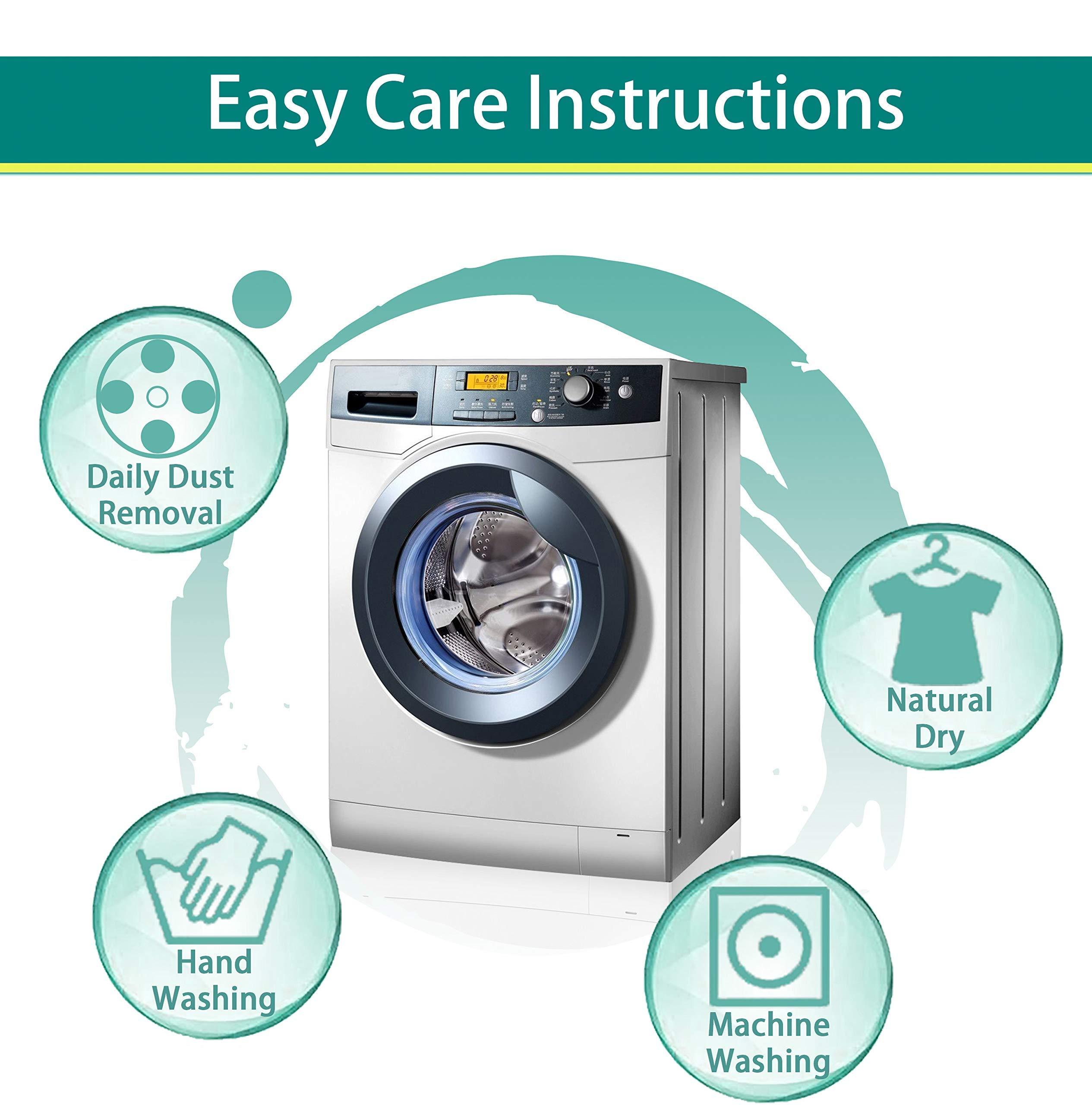 EcoDrapes EcoDrapes Valance Curtains for Small Size Window Kitchen, Bathroom, Cafe Rod Pocket Polyester Fabric (Silver Grey, 21 Inch Wide by 12 Inch Long- 1 Panel)