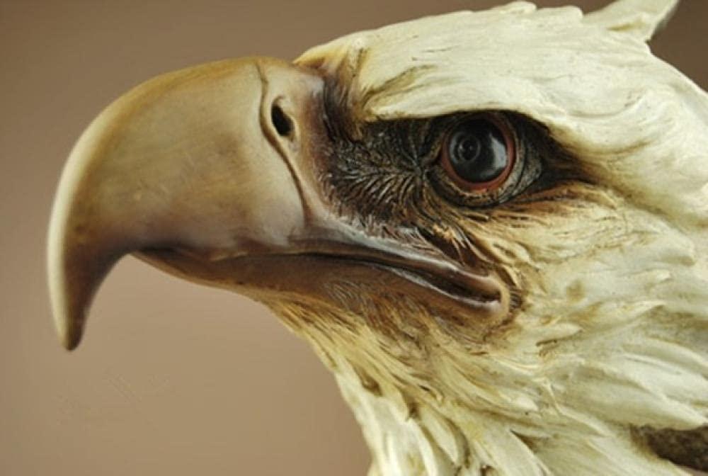 JDHF Christmas Ornaments Eagle Selling Imitation Wood Eagle Head Crafts Opened Business Housewarming Souvenir Resin Crafts Tat