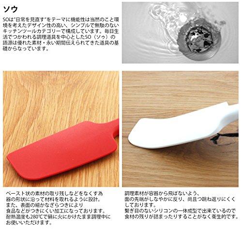 ?????????? Blanche Associier SO Spatchula White, Approx. 2.3 x 10.4 inches (58 x 265 mm)