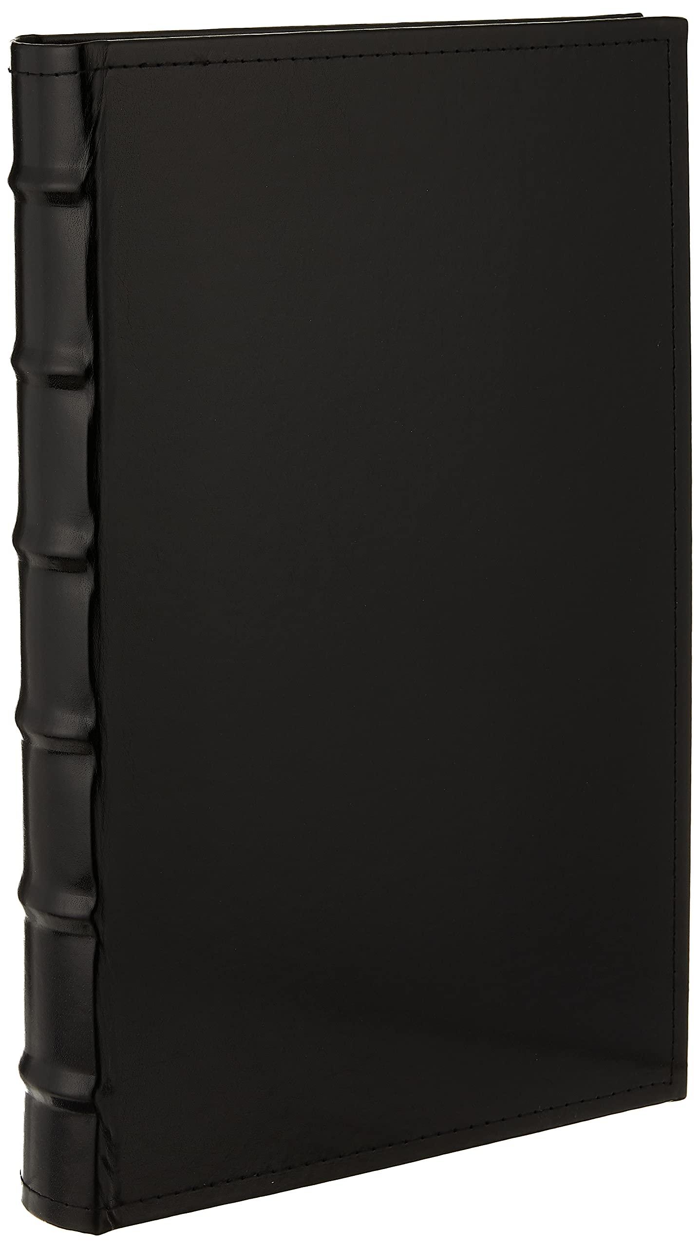 Pioneer Photo Albums Pioneer Sewn Bonded Leather BookBound Bi-Directional Photo Album, Holds 300 4x6" Photos, 3 Per Page. Color: Black.