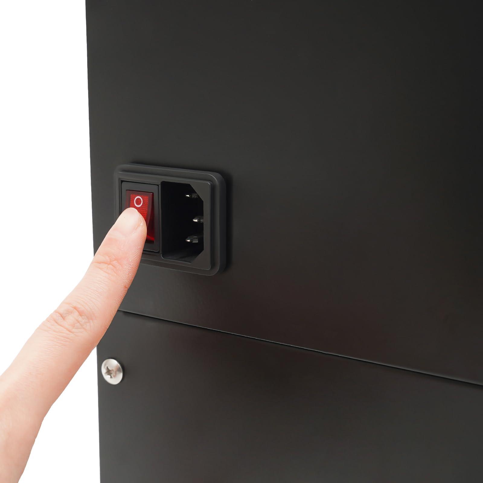 HAPPCUCOE HAPPCUCOE 8L Quantitative Fructose Machine, 200W Auto Fructose Dispenser with 16 Grid Memory Buttons for Milk Tea Shop, Coffee Shop,Dessert Shop, Restaurant (Black)