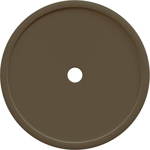 Ekena Millwork Ekena Millwork CM42SKMMF Sellek Ceiling Medallion, 42 1/8\"OD x 1 7/8\"P (Fits Canopies up to 9\"), Hand-Painted Mississippi Mud