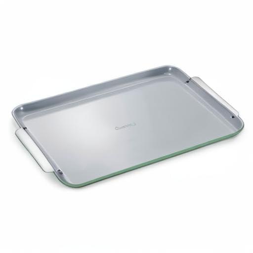 Caraway Caraway Non-Stick Ceramic Baking Sheet - Naturally Slick Ceramic Coating - Non-Toxic, PTFE & PFOA Free - Perfect for Baking, Roasting, and More - Large (18\" x 13\") - Sage