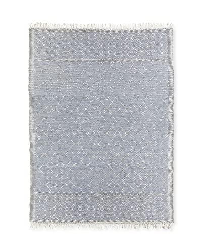 Natural Weave Natural Weave Handwoven Modern Wool Area Rugs, Color : Ivory/Blue (8' x 10')