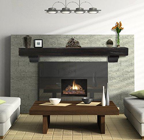 Pearl Mantels Pearl Mantels 412-48-20 The Shenandoah 48-Inch Shelf/Mantel Shelf Espresso Rustic Distressed Finish