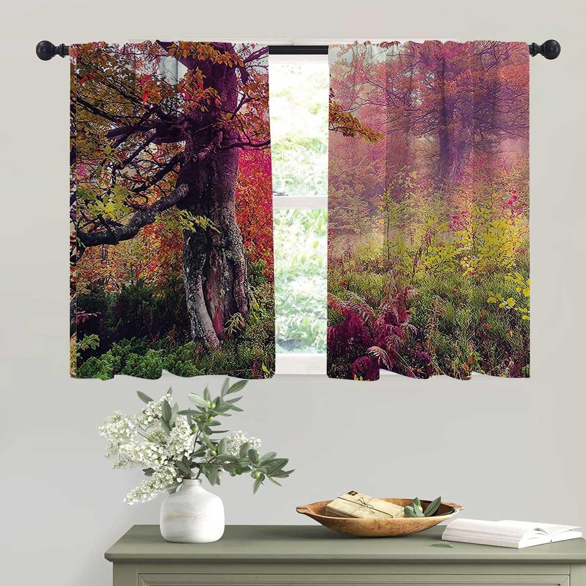 WHYATT WHYATT Farm House Decor Curtain Blackout Rod Pocket Curtian Curtain for Closet Without Door 63inch Width by 63inch Length