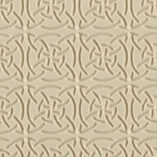 Cool Tools Cool Tools - Flexible Texture Tile - Celtic Squares - 4\" X 2\"