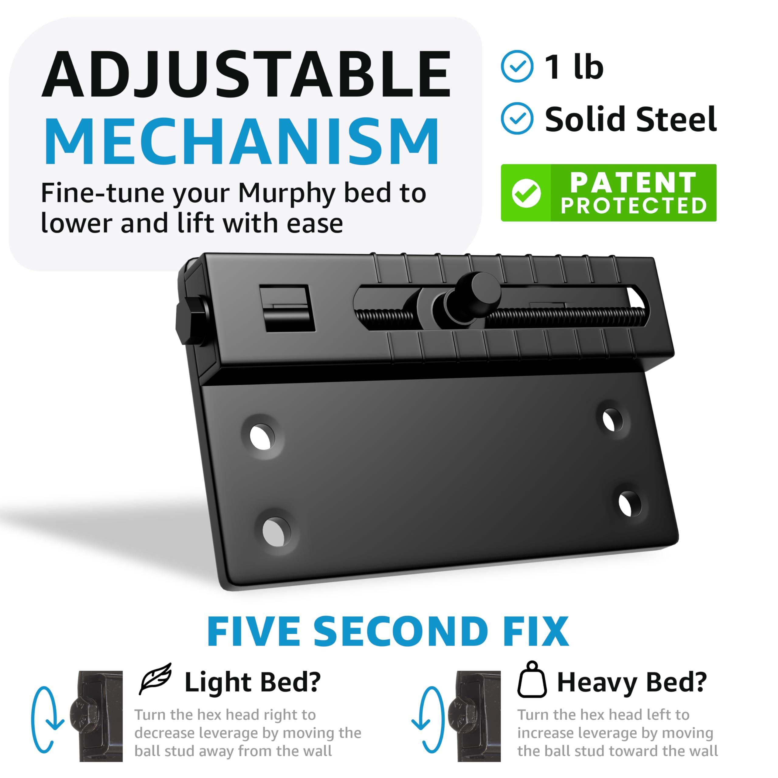 Create-A-Bed Create-A-Bed Adjustable Full Size Deluxe Murphy Bed Kit, Horizontal