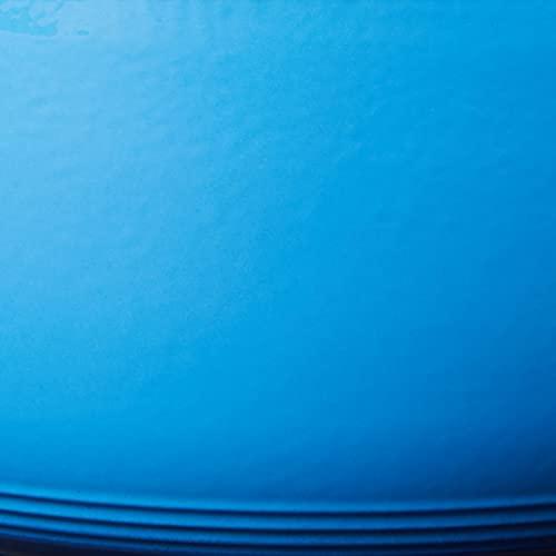 Lodge Lodge 4.5 Quart Enameled Cast Iron Dutch Oven with Lid Dual Handles Oven Safe up to 500 F or on Stovetop - Use to Marinate, Cook, Bake, Refrigerate and Serve Caribbean Blue