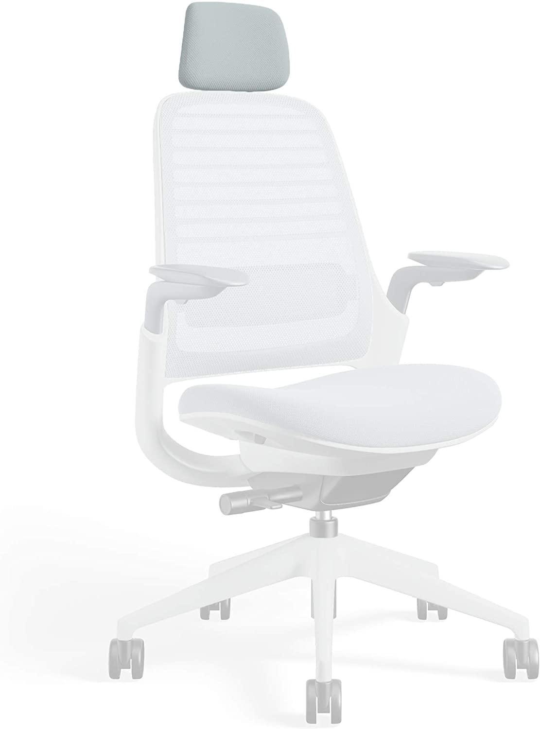 Steelcase Steelcase Series 1 Headrest ONLY, Graphite Frame with 3D Microknit Fabric (Royal Blue)